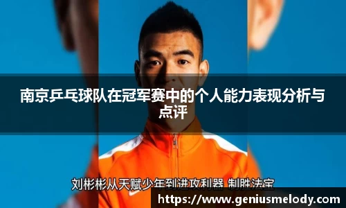 南京乒乓球队在冠军赛中的个人能力表现分析与点评